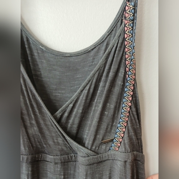 Element Gray Ombre Sleeveless Maxi Dress Womens Size Small Boho Beachy Hippie - Picture 3 of 6